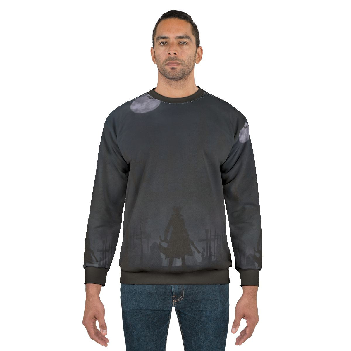 Warriors Landscapes Bloodborne Sweatshirt with dark, battle-inspired design