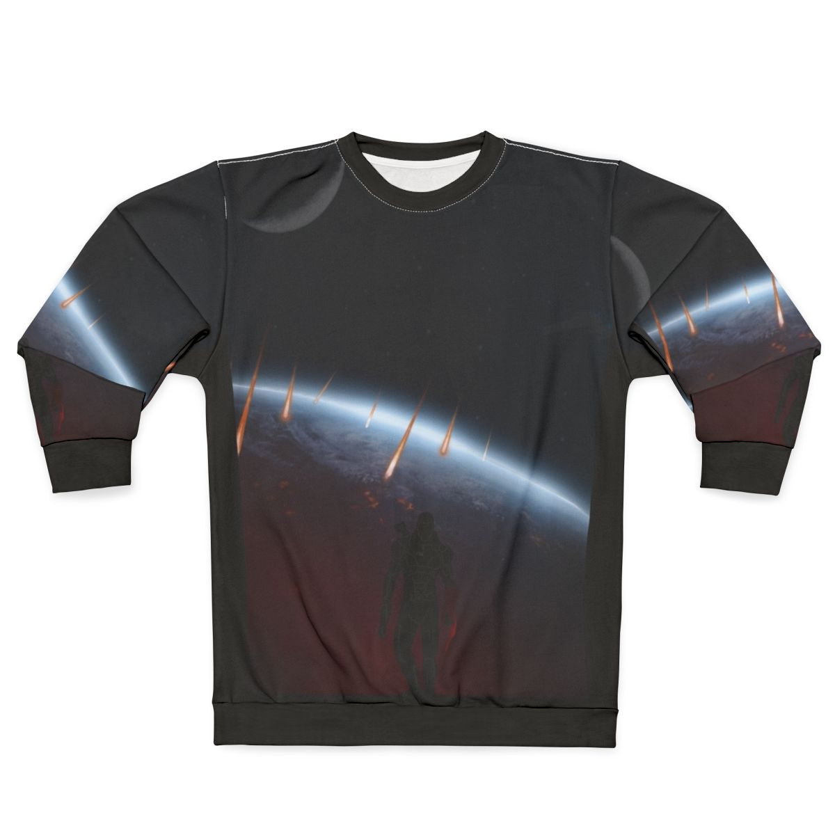 Mass Effect Commander Shepard Warriors Landscapes Sweatshirt