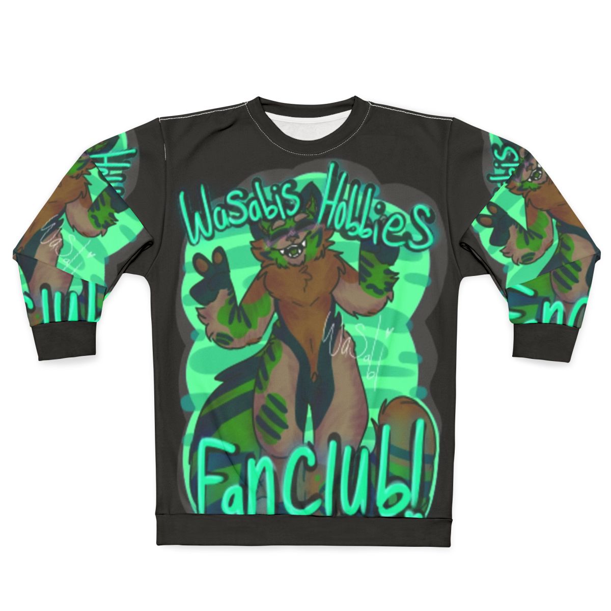 Furry Sweatshirt with Wasabis Hobbies TikTok Furry Merchandise