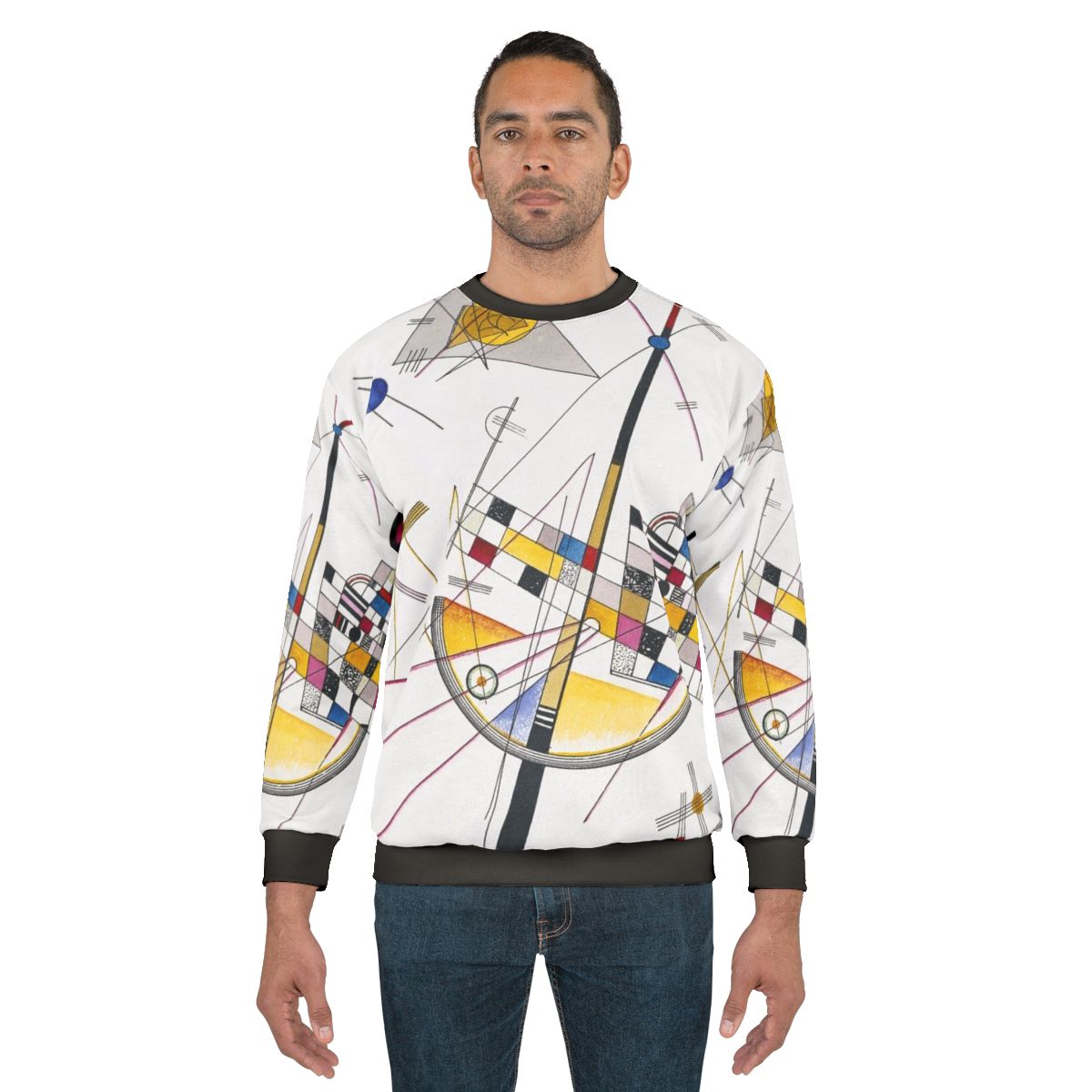 Wassily Kandinsky Delicate Tension Sweatshirt - Abstract Art Masterpiece