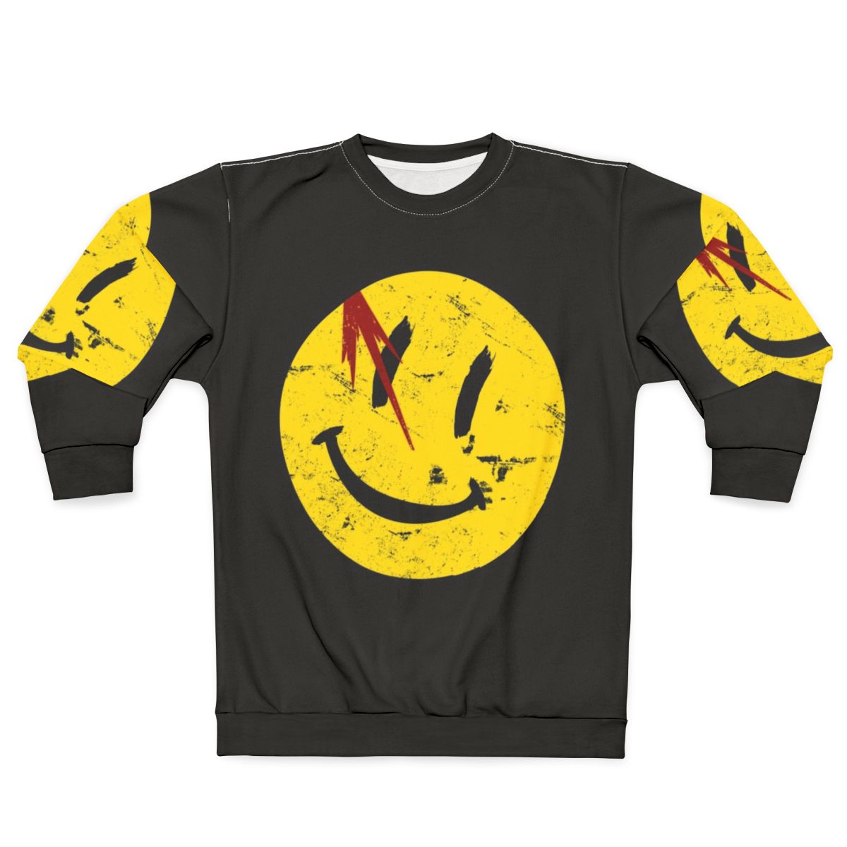Vintage Watchmen Symbol Smile Sweatshirt