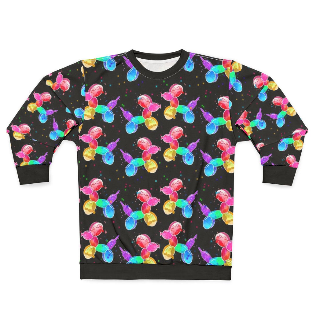Watercolor balloon dogs sweatshirt