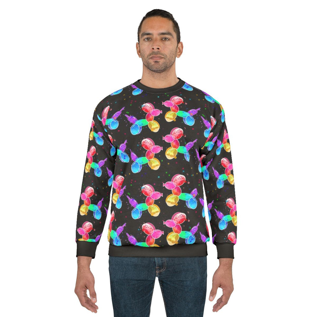 Watercolor balloon dogs sweatshirt