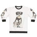 Watercolor miniature schnauzer dog sweatshirt
