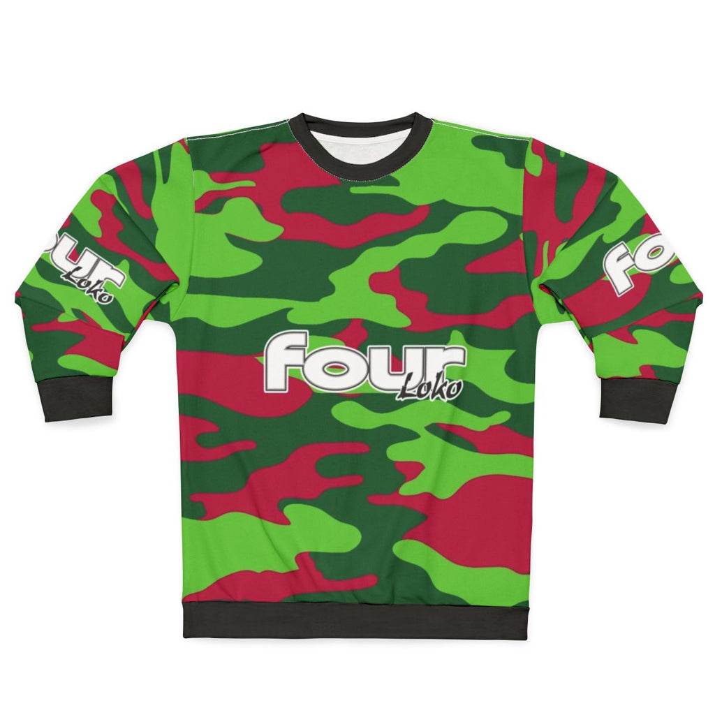 Watermelon Camo Four Loko Sweatshirt