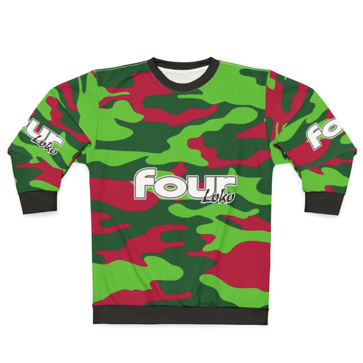 Watermelon Camo Four Loko Sweatshirt
