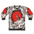 Watership Down inspired sweatshirt with rabbit characters Fiver and Hazel