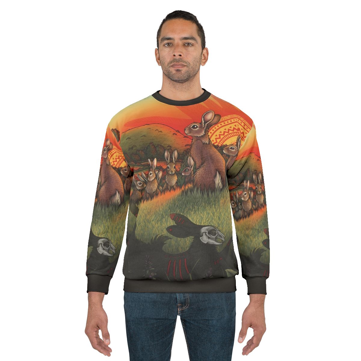 Watership Down Sweatshirt featuring classic rabbit characters
