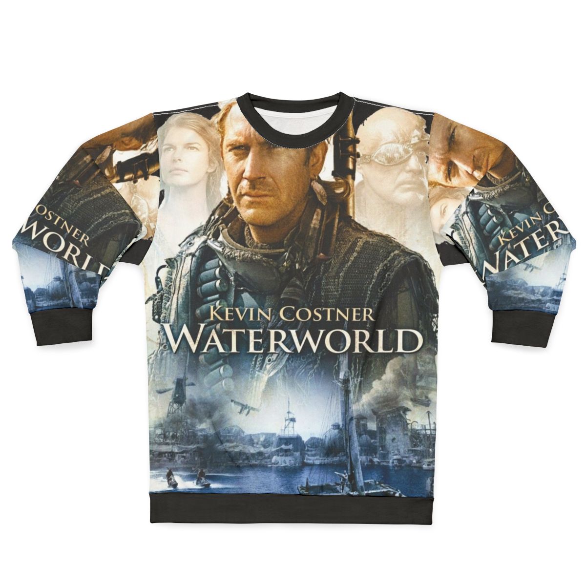 Vintage 70s Waterworld Horror Movie Sweatshirt