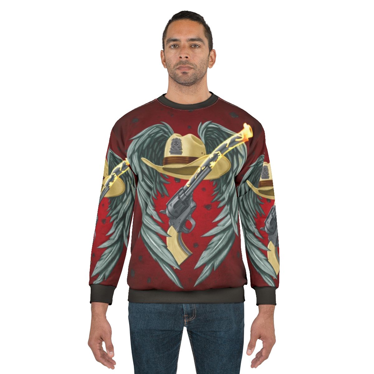 Wayhaught Earpers Sweatshirt featuring characters from the Wynonna Earp TV show