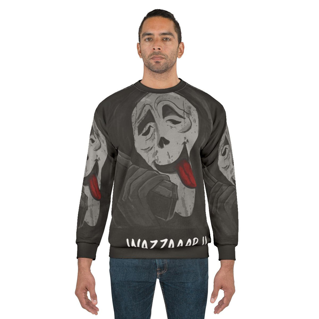 Wazzaaap Scary Movie Sweatshirt - Classic Horror Retro Tribute