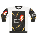 We Can Be Heros Superhero Sweatshirt with Lightning Design