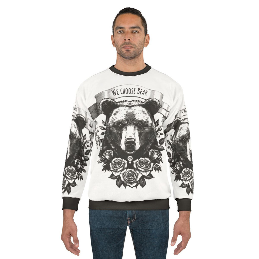 Feminist 4B bear sweatshirt