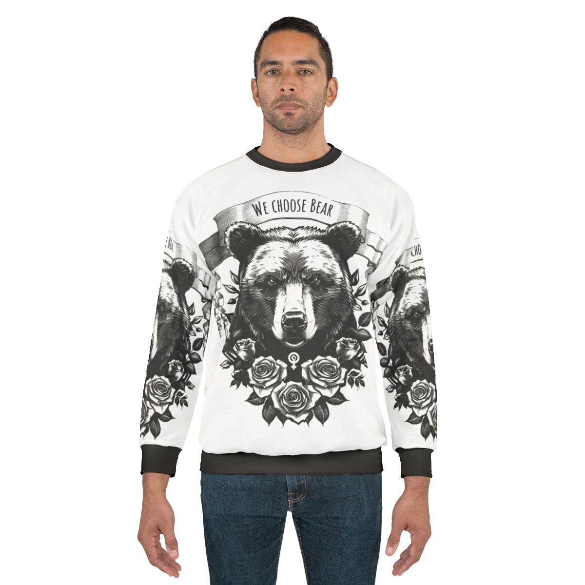 Feminist 4B bear sweatshirt