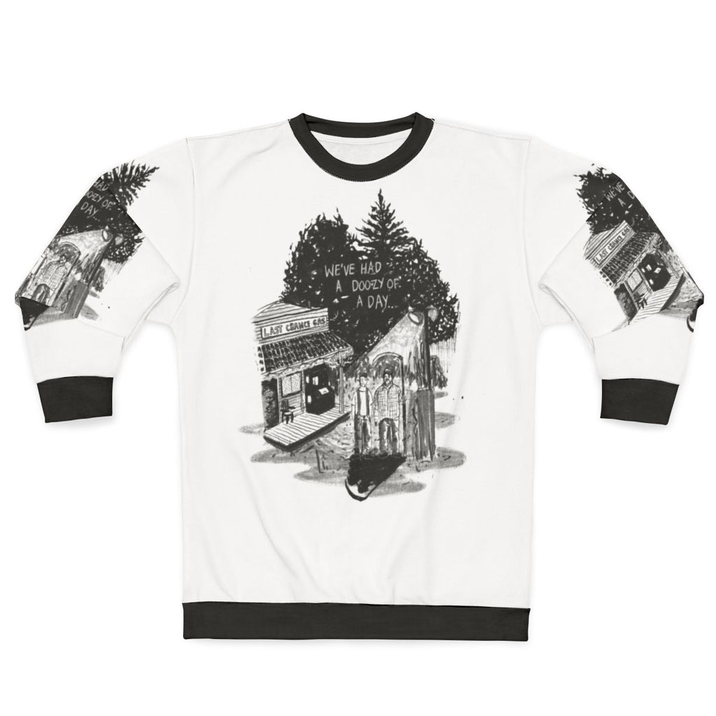"We've Had a Doozy of a Day" Tucker and Dale horror movie inspired sweatshirt