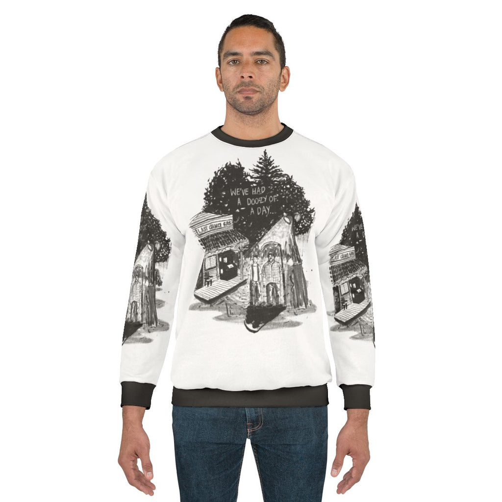 "We've Had a Doozy of a Day" Tucker and Dale horror movie inspired sweatshirt
