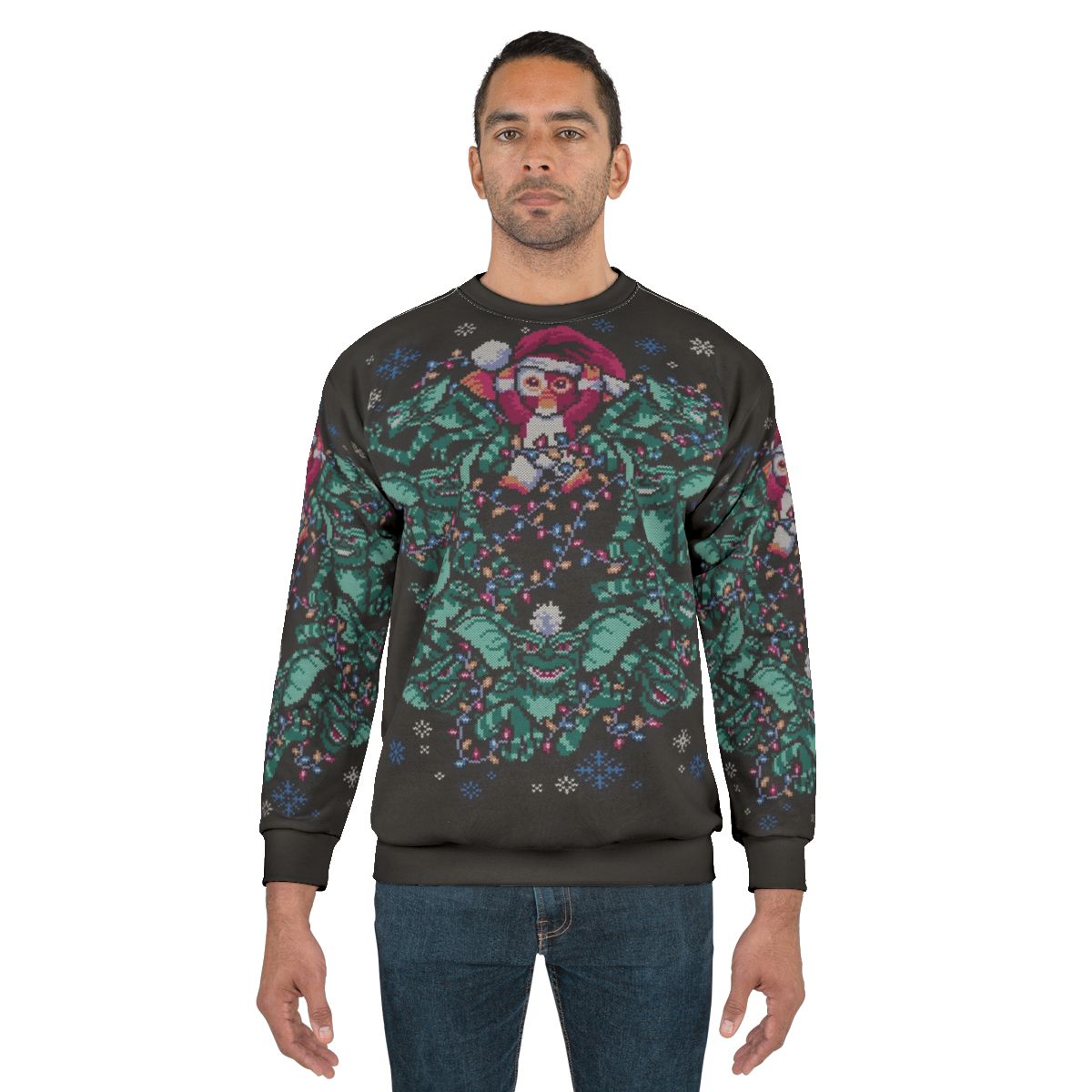 Gremlin Christmas Sweatshirt featuring Gizmo and Stripe