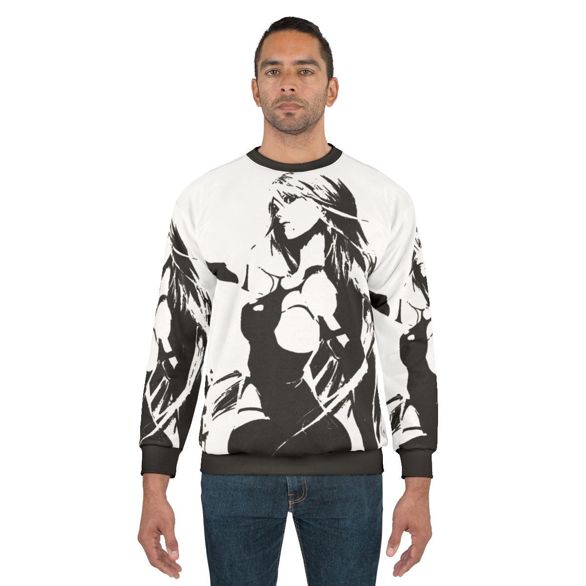 Weathered Nier Automata 2B, A2 & 9S Sweatshirt