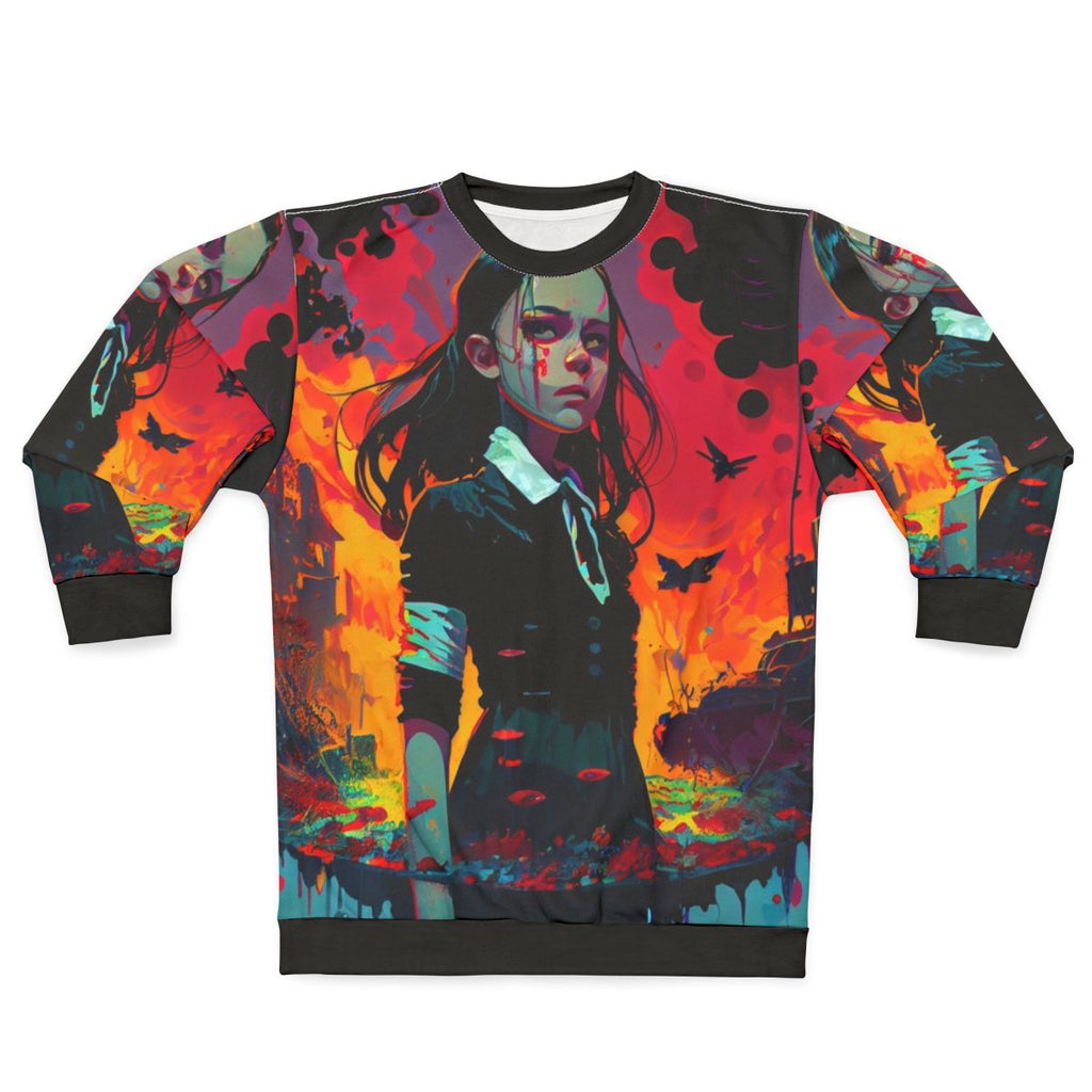 Wednesday Addams Goth Sweatshirt