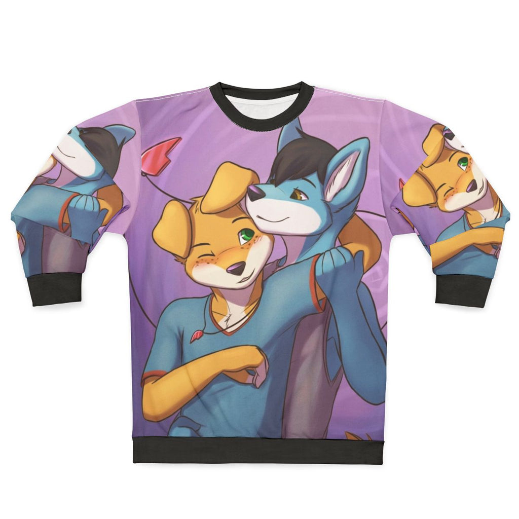 Zetaharu's "Weekend 1" Cover Art Sweatshirt