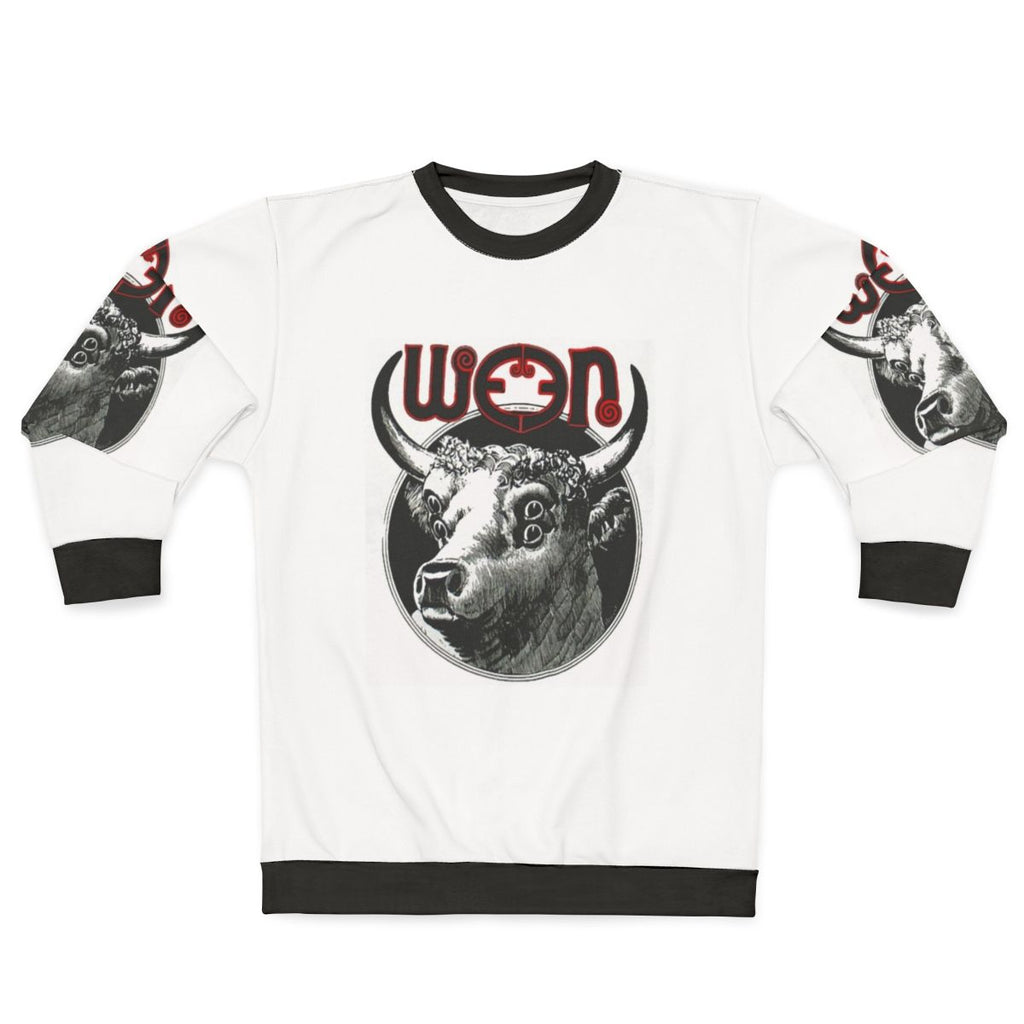 Ween inspired graphic sweatshirt with band logo