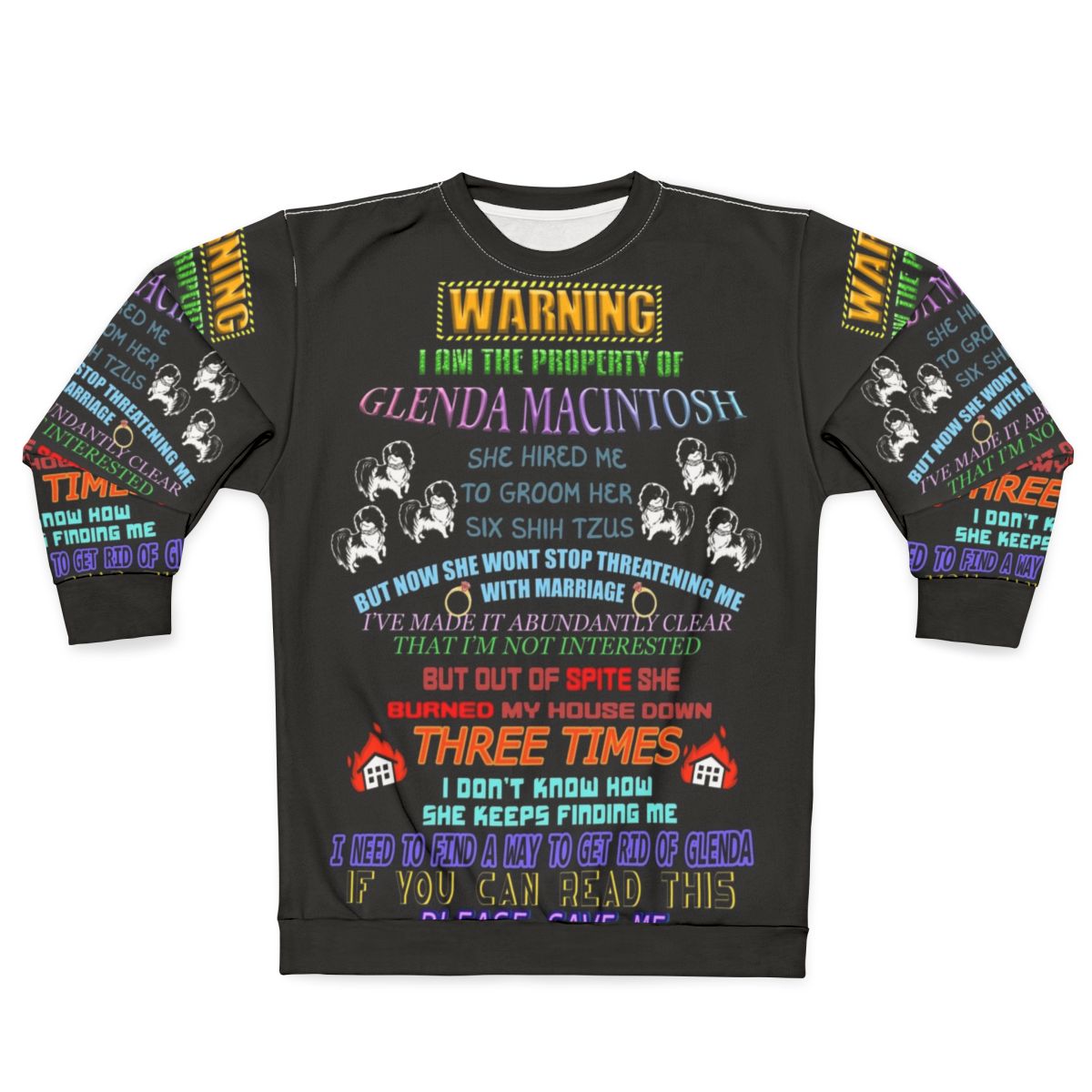 Weirdly Specific Glenda Funny Sweatshirt