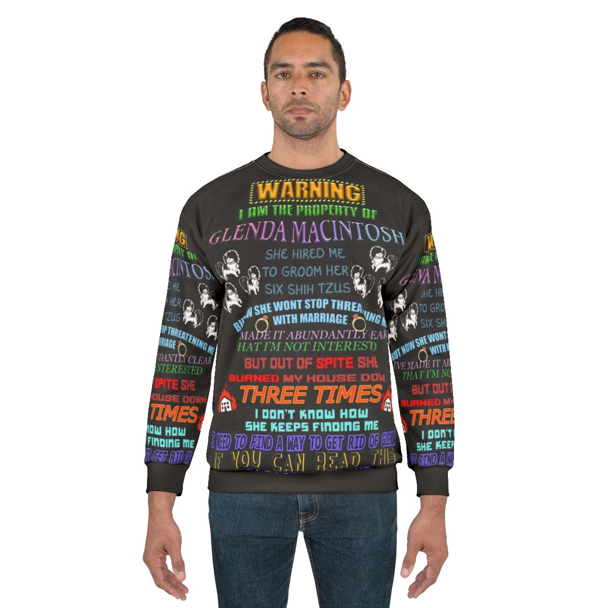 Weirdly Specific Glenda Funny Sweatshirt