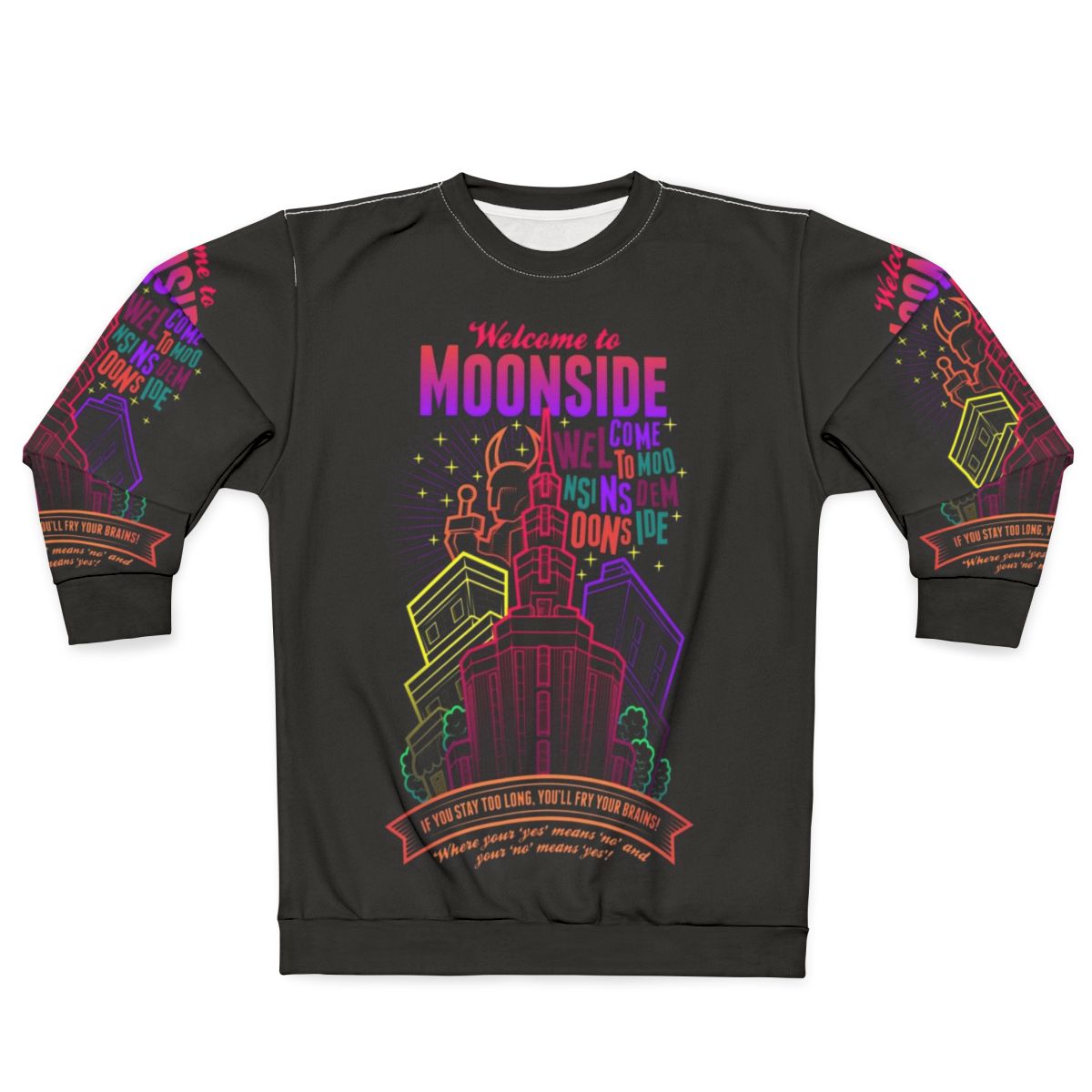 Earthbound "Moonside" Sweatshirt featuring Ness and the Mother/Earthbound video game logo
