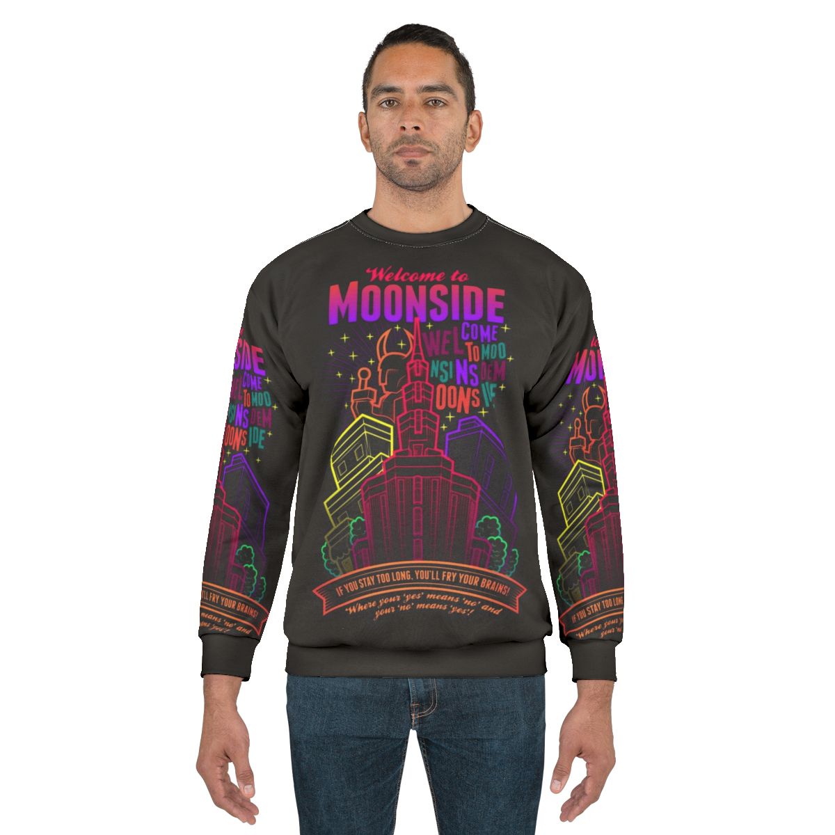 Earthbound "Moonside" Sweatshirt featuring Ness and the Mother/Earthbound video game logo