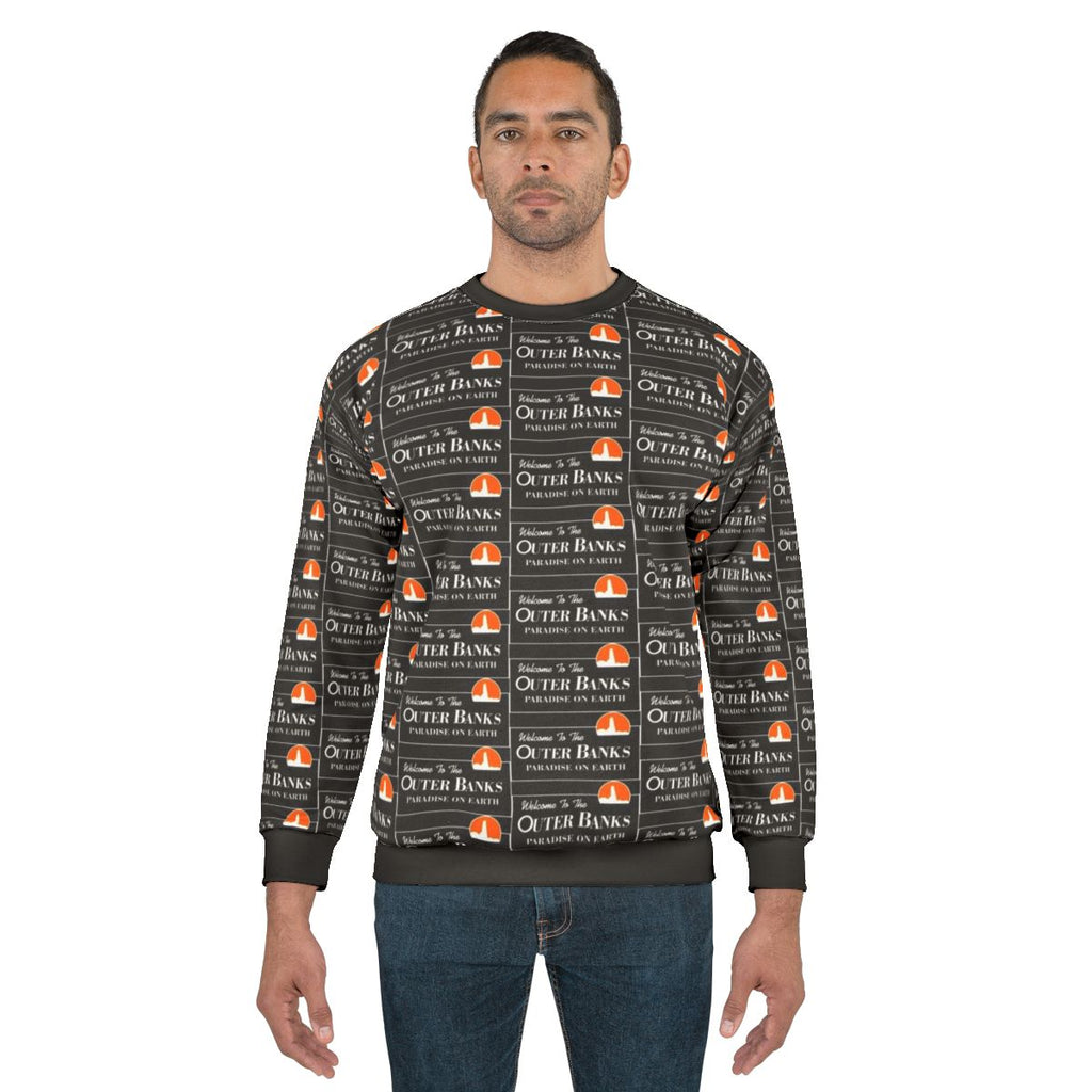 Outer Banks Netflix Series White Border Sweatshirt