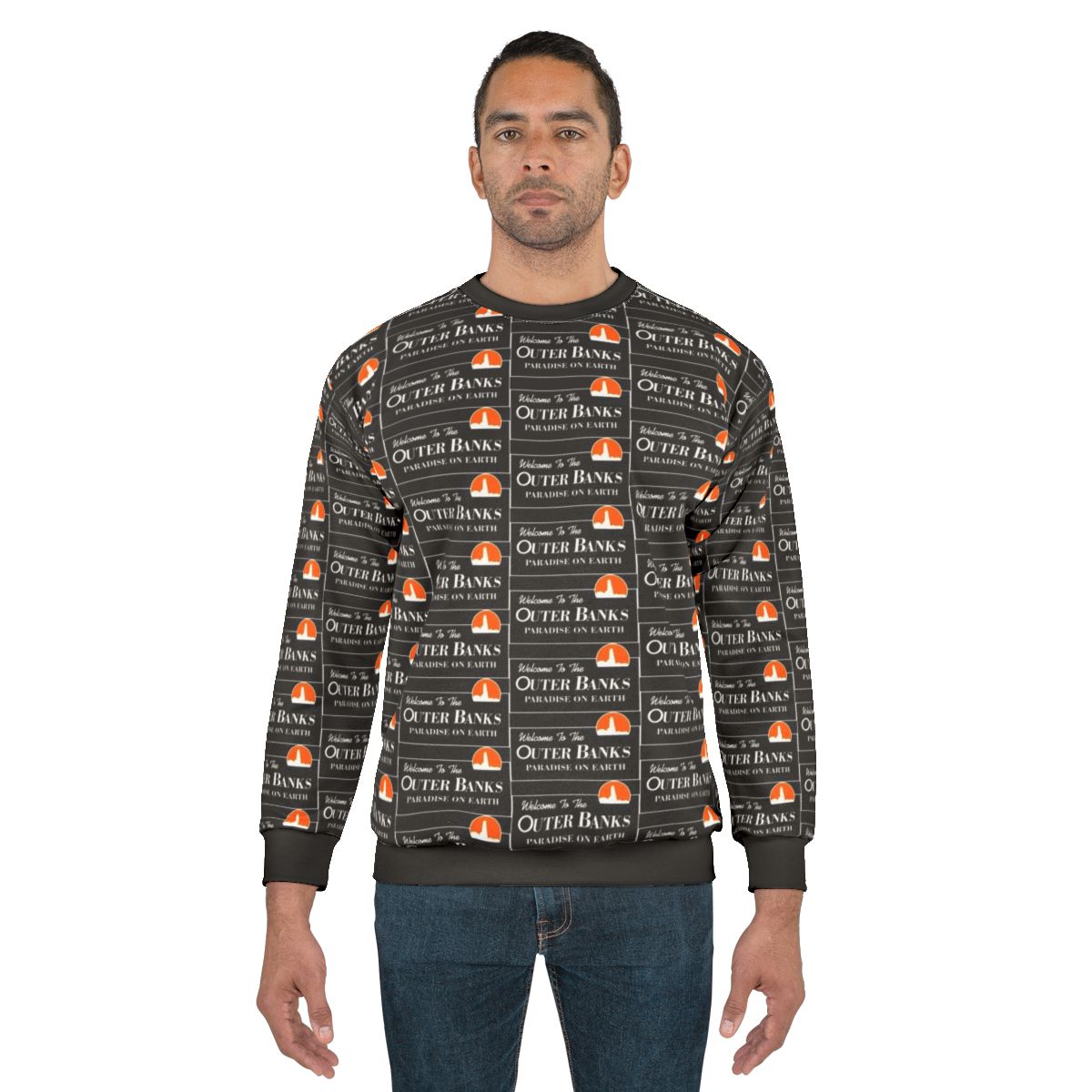 Outer Banks Netflix Series White Border Sweatshirt