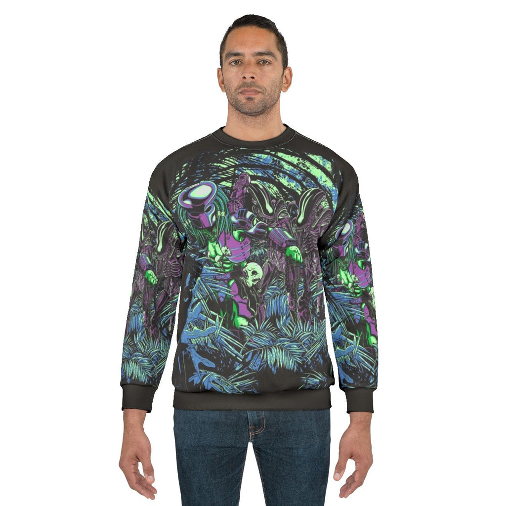 Neon Jungle Alien vs Predator Sweatshirt