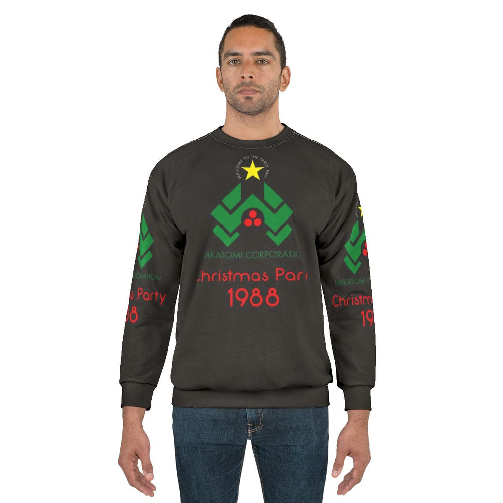 Die Hard "Welcome To The Party Pal" Sweatshirt with Christmas Tree Logo