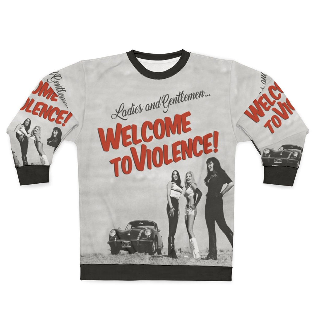 Russ Meyer Inspired 'Faster Pussycat Kill Kill' Sweatshirt