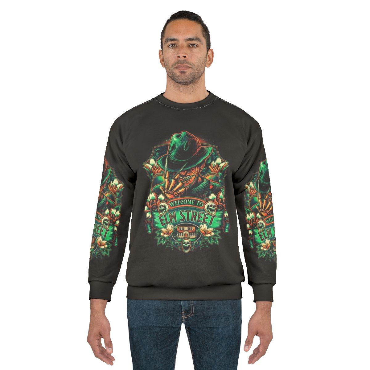 Horror Nightmare Sweatshirt for Movie Enthusiasts