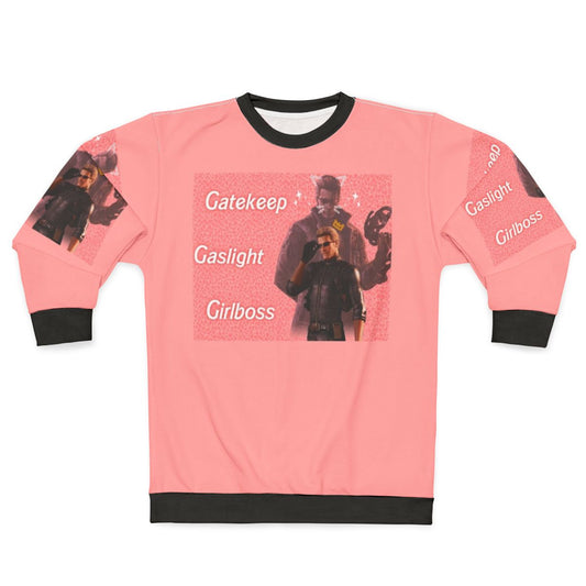Albert Wesker Resident Evil Gaslight Gatekeep Girlboss Sweatshirt