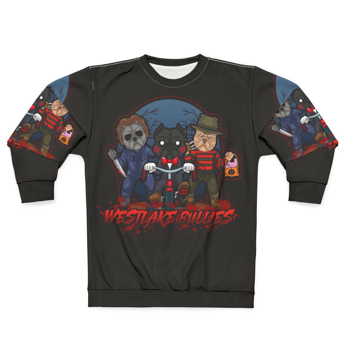 West Lake Spooky Pitties Halloween Sweatshirt