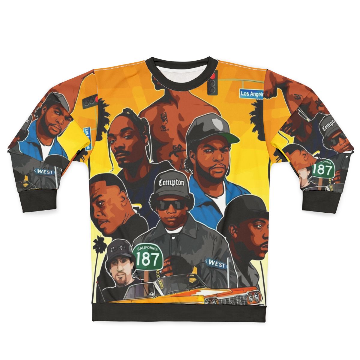 Rap Sweatshirt Featuring West Coast Rappers