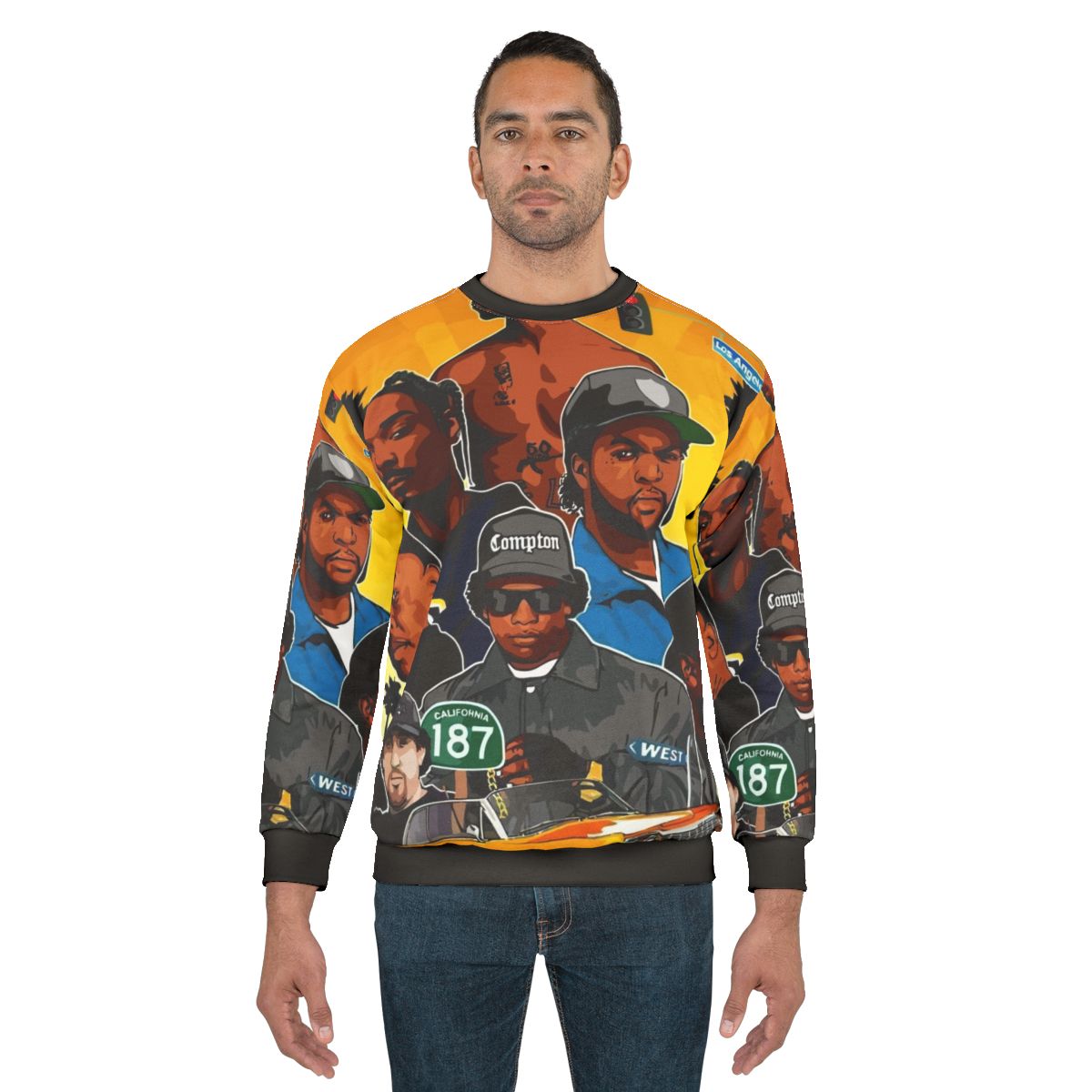 Rap Sweatshirt Featuring West Coast Rappers