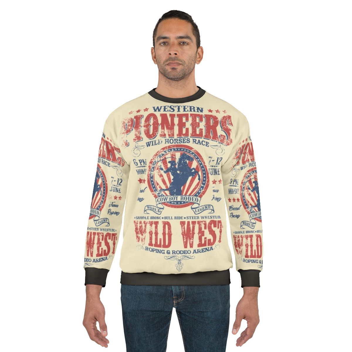 Vintage Western Pioneers Sweatshirt