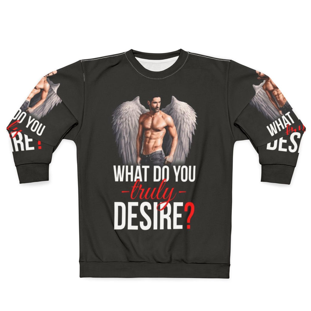 Desire Sweatshirt with Lucifer Morningstar Design