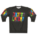 Superhero Sweatshirt with Colorful Neon Design