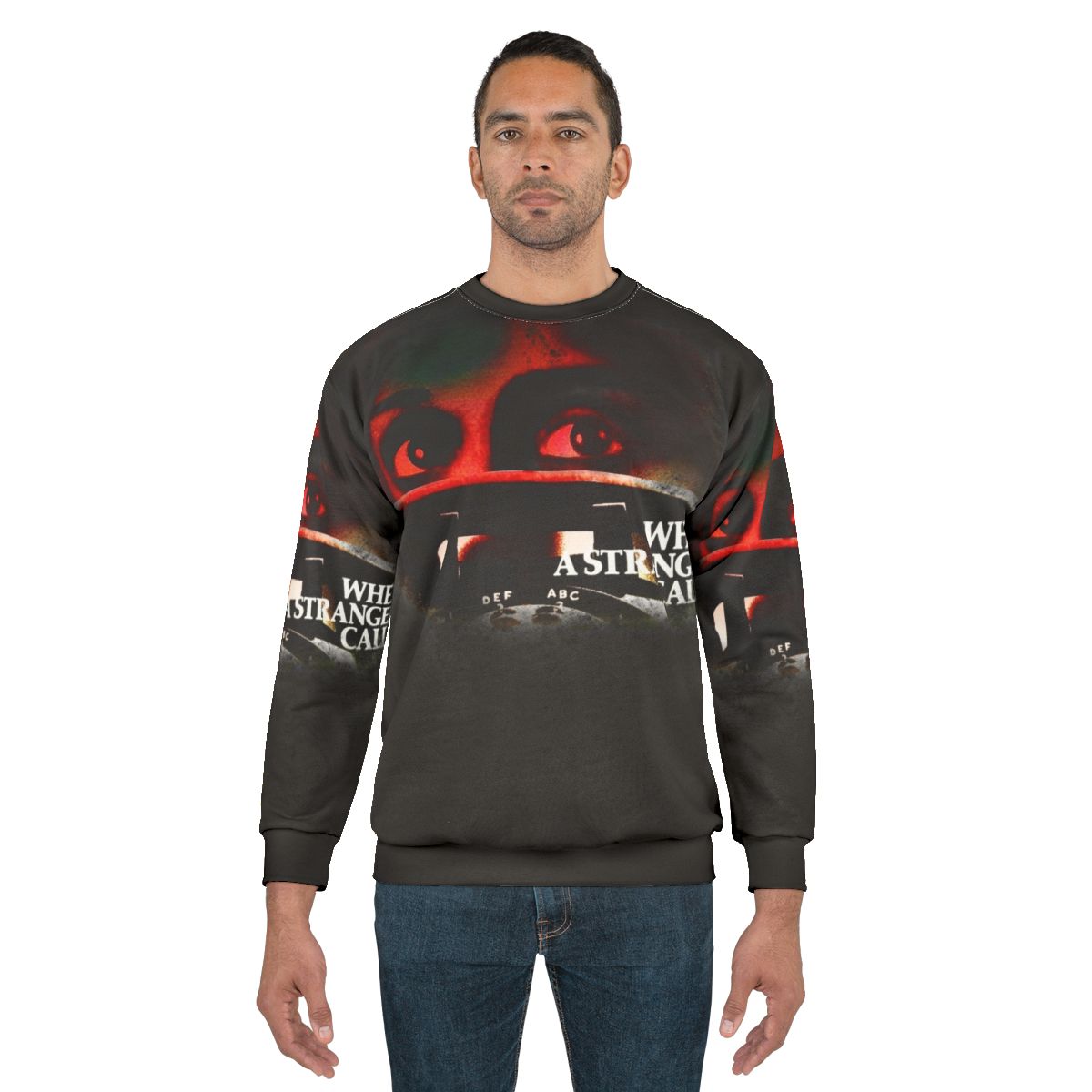 When A Stranger Calls 1970s Horror Slasher Sweatshirt