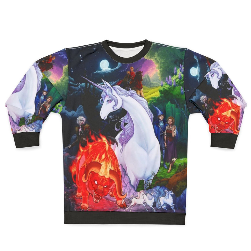 The Last Unicorn "When Men Are Fairy Tales" Fantasy Sweatshirt