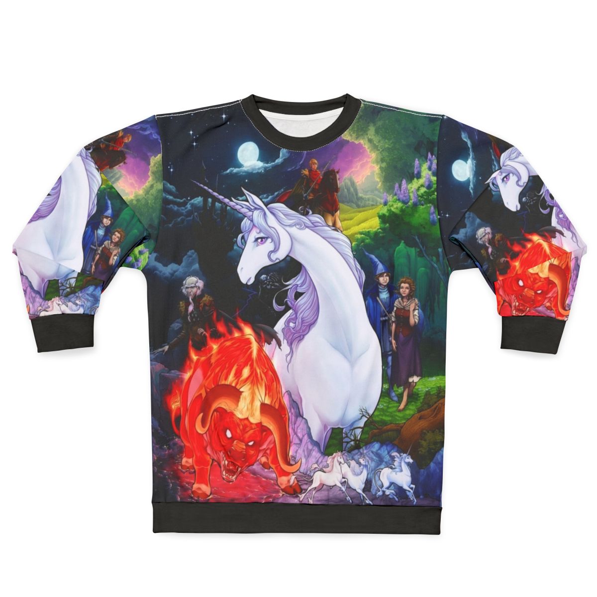 The Last Unicorn "When Men Are Fairy Tales" Fantasy Sweatshirt