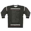 Black Sweatshirt with Profanity Design
