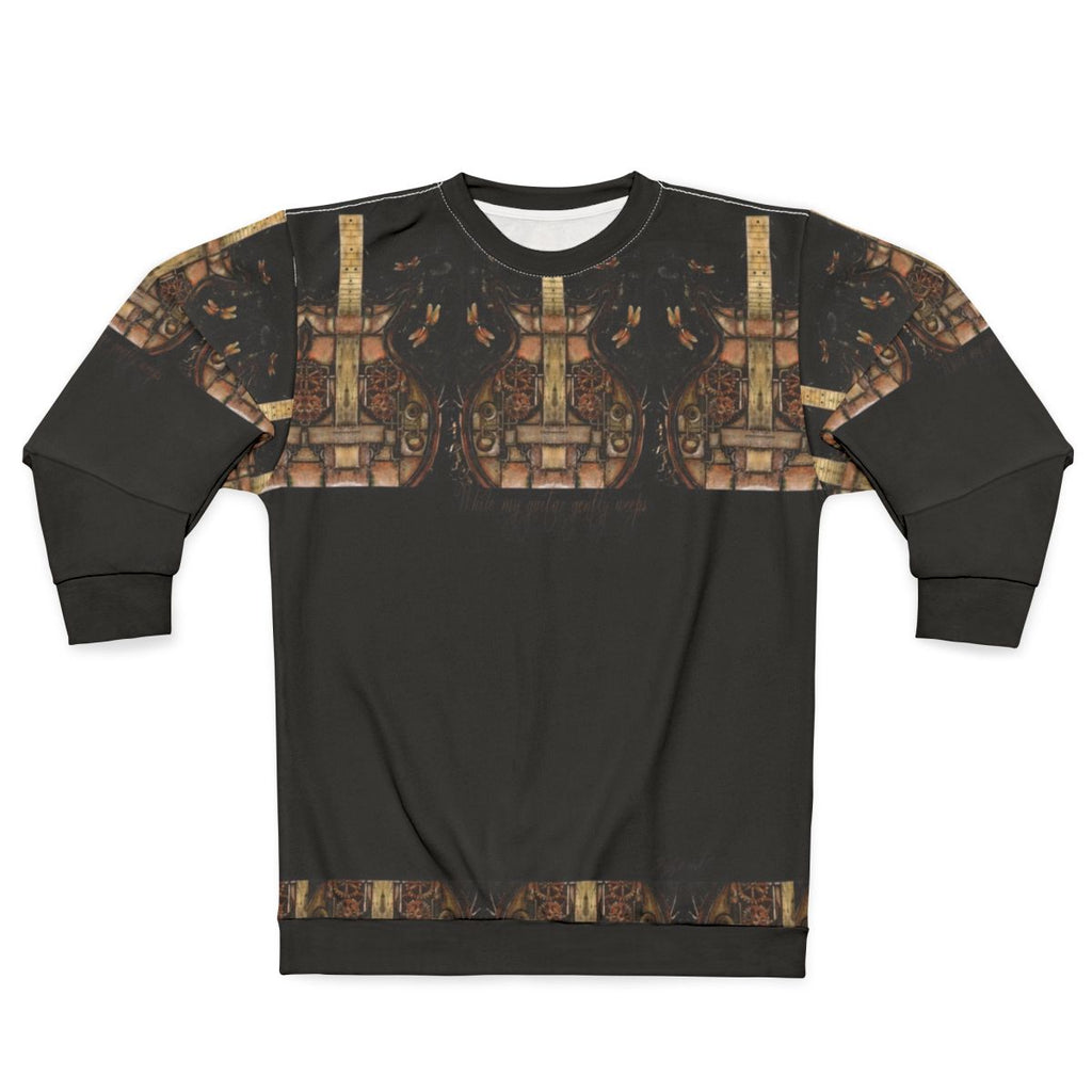 While My Guitar Gently Weeps Steampunk Grunge Sweatshirt
