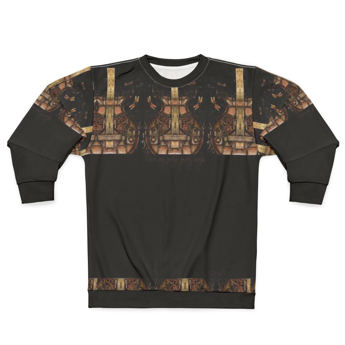 While My Guitar Gently Weeps Steampunk Grunge Sweatshirt