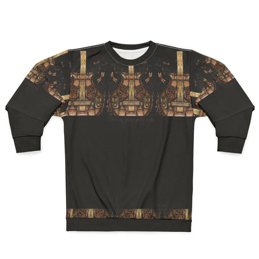 While My Guitar Gently Weeps Steampunk Grunge Sweatshirt