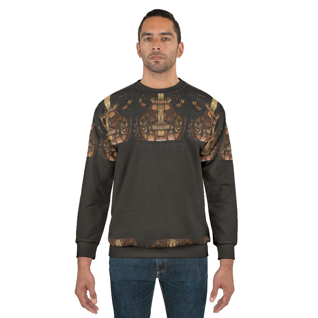 While My Guitar Gently Weeps Steampunk Grunge Sweatshirt